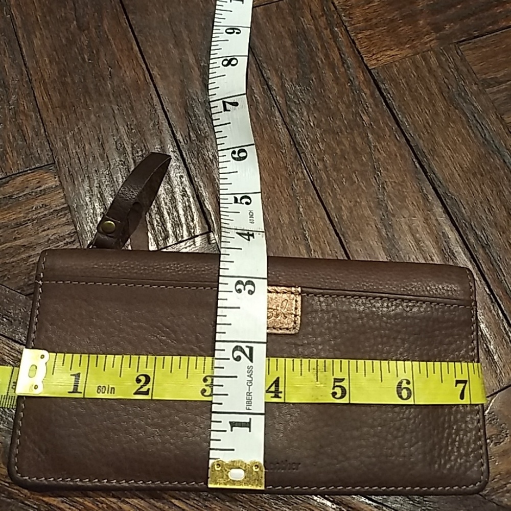 ❤️FINALPRICE❤️FossilWalletDiamondpatchworkSuede - Picture 8 of 8